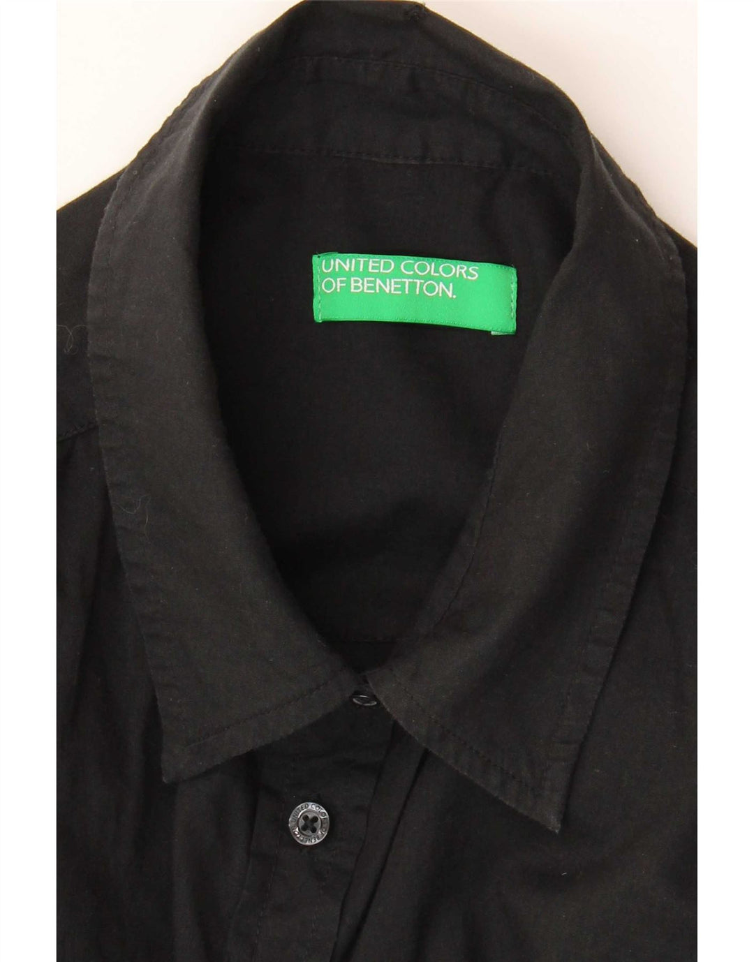 Camisa feminina Benetton UK 14 média preta