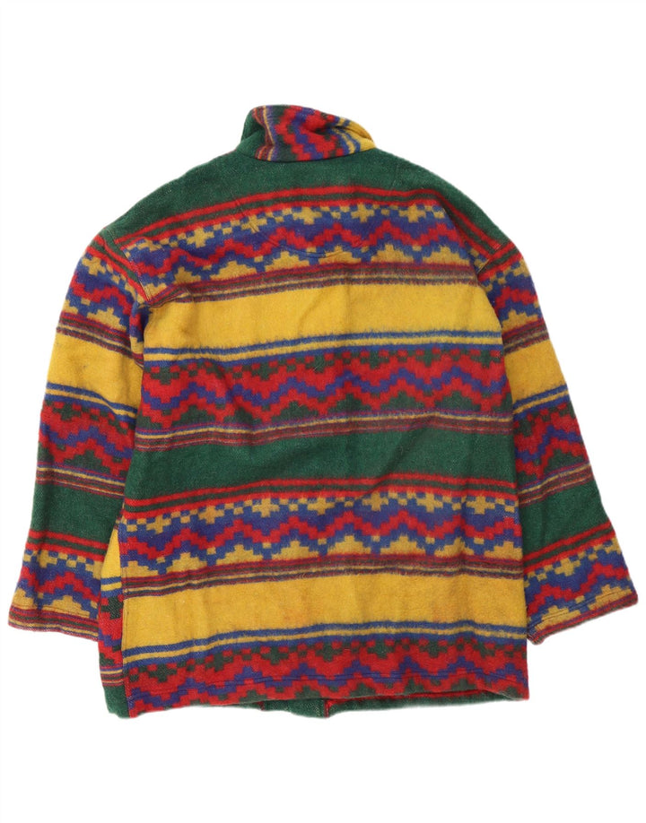 Casaco corta-vento masculino Akah Tex UK 39/40 médio multicolorido geométrico