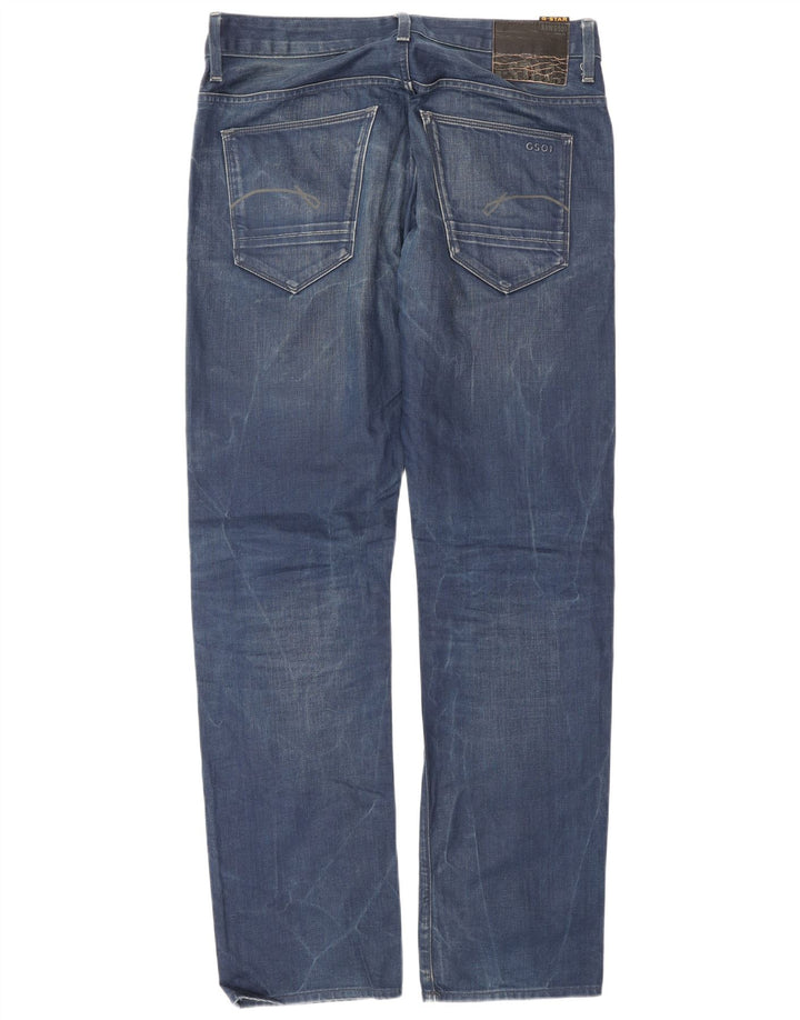 Jeans retos masculinos G-STAR W33 L34 algodão azul