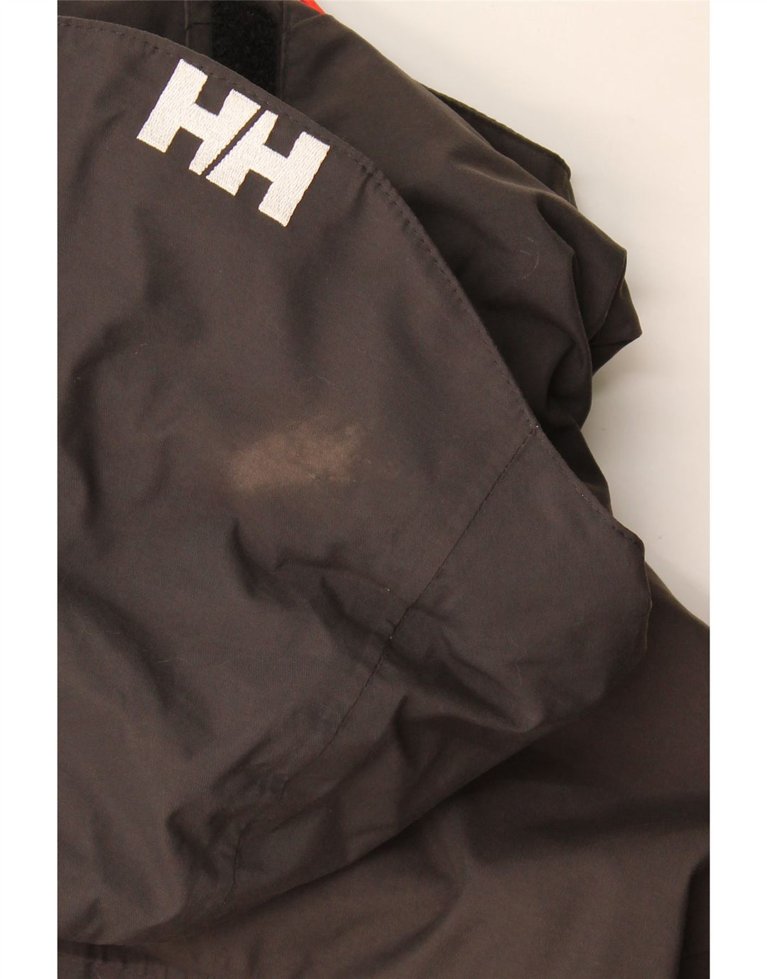 Jaqueta corta-vento masculina Helly Hansen com capuz UK 36 Small Grey Colourblock