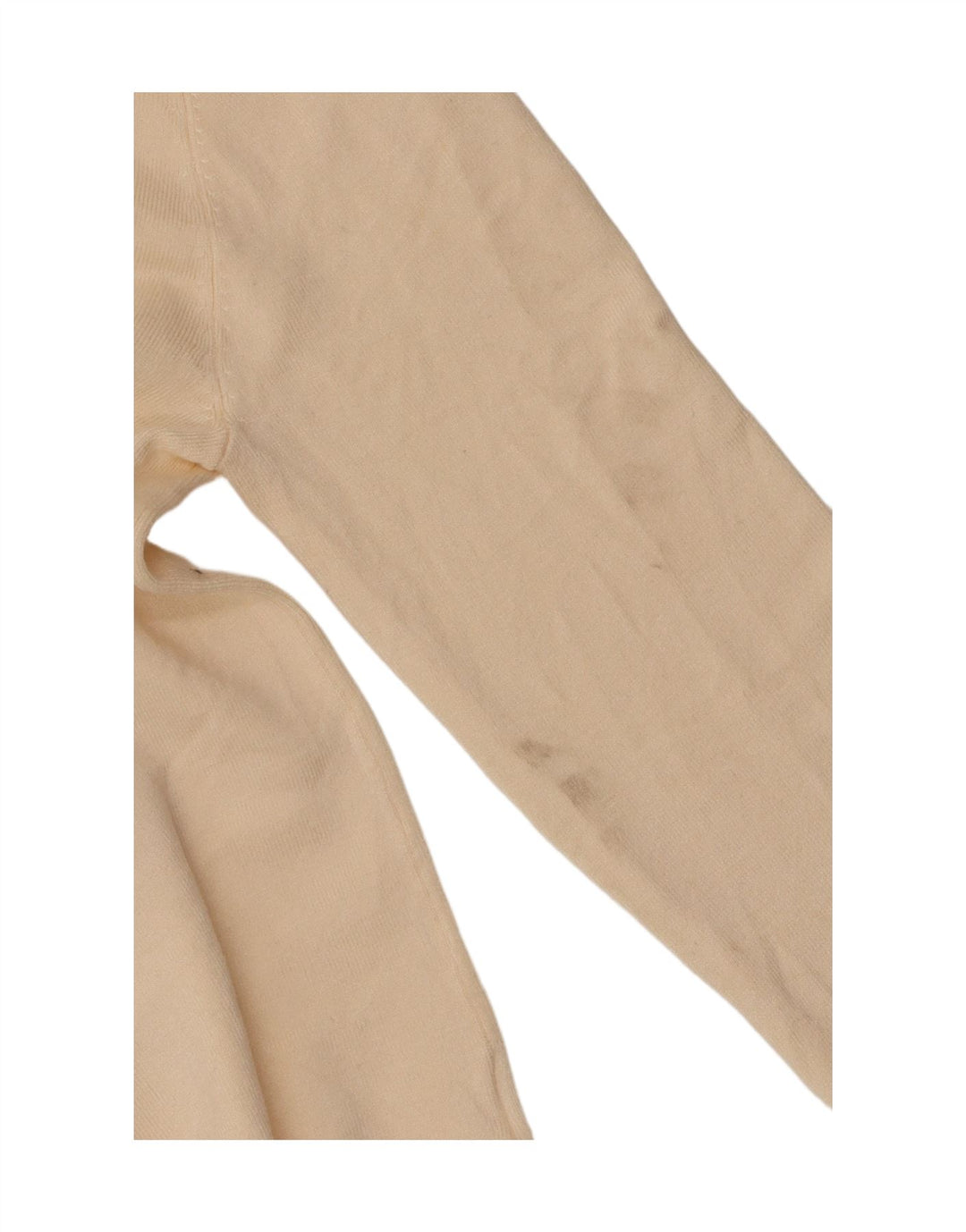 ZARA Womens Crew Neck Jumper Sweater UK 8 Small Beige