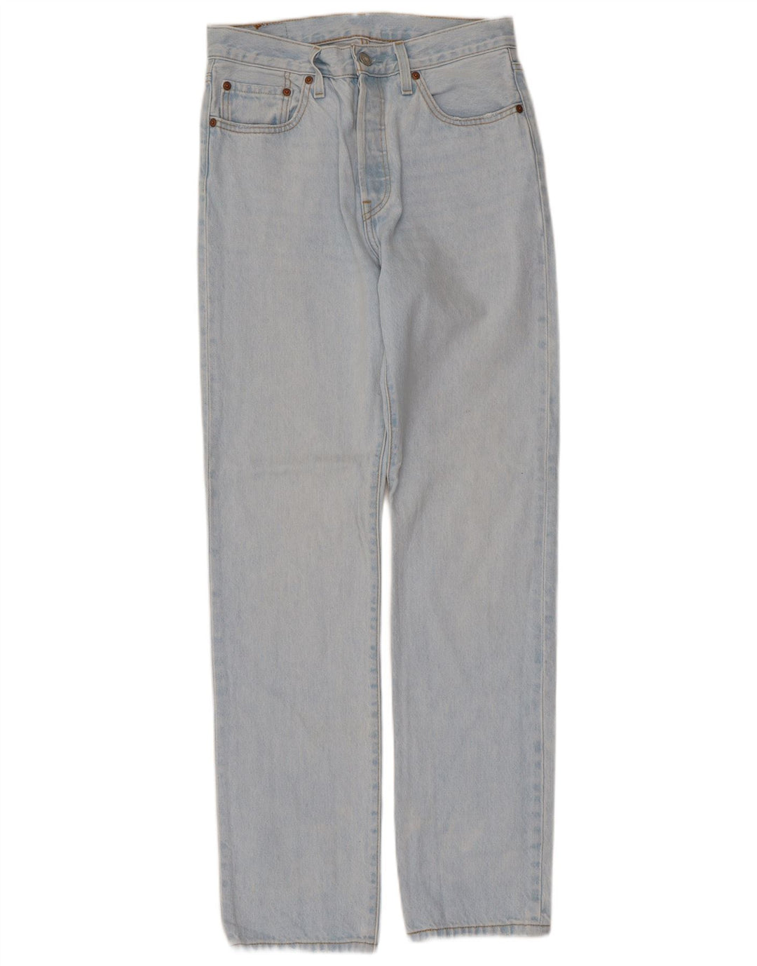 Calça jeans masculina Levi's 501 Straight W27 L32 azul algodão