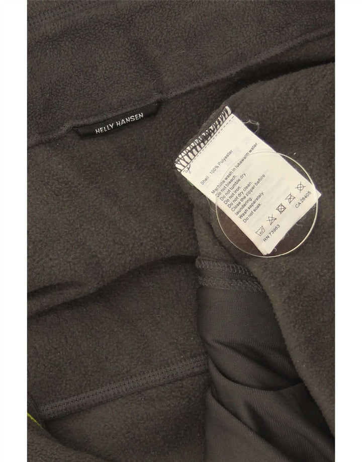 Jaqueta de lã masculina Helly Hansen UK 40 poliéster cinza grande