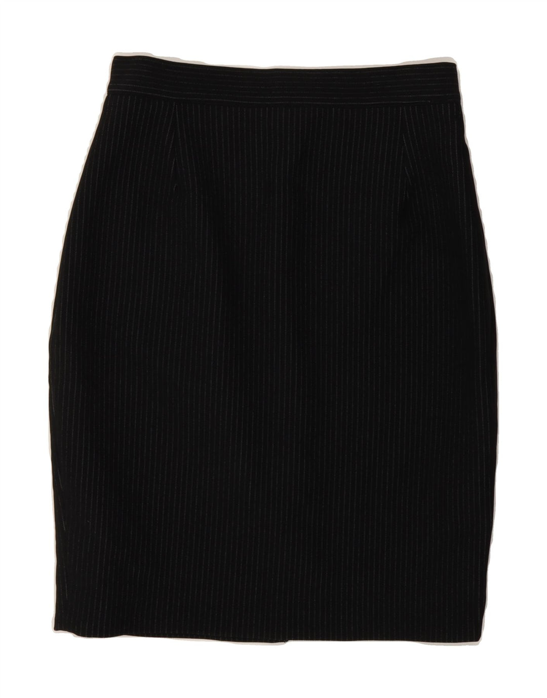VINTAGE Womens Pencil Skirt W28 Medium Black Striped Vintage Vintage and Second-Hand Vintage from Messina Hembry 
