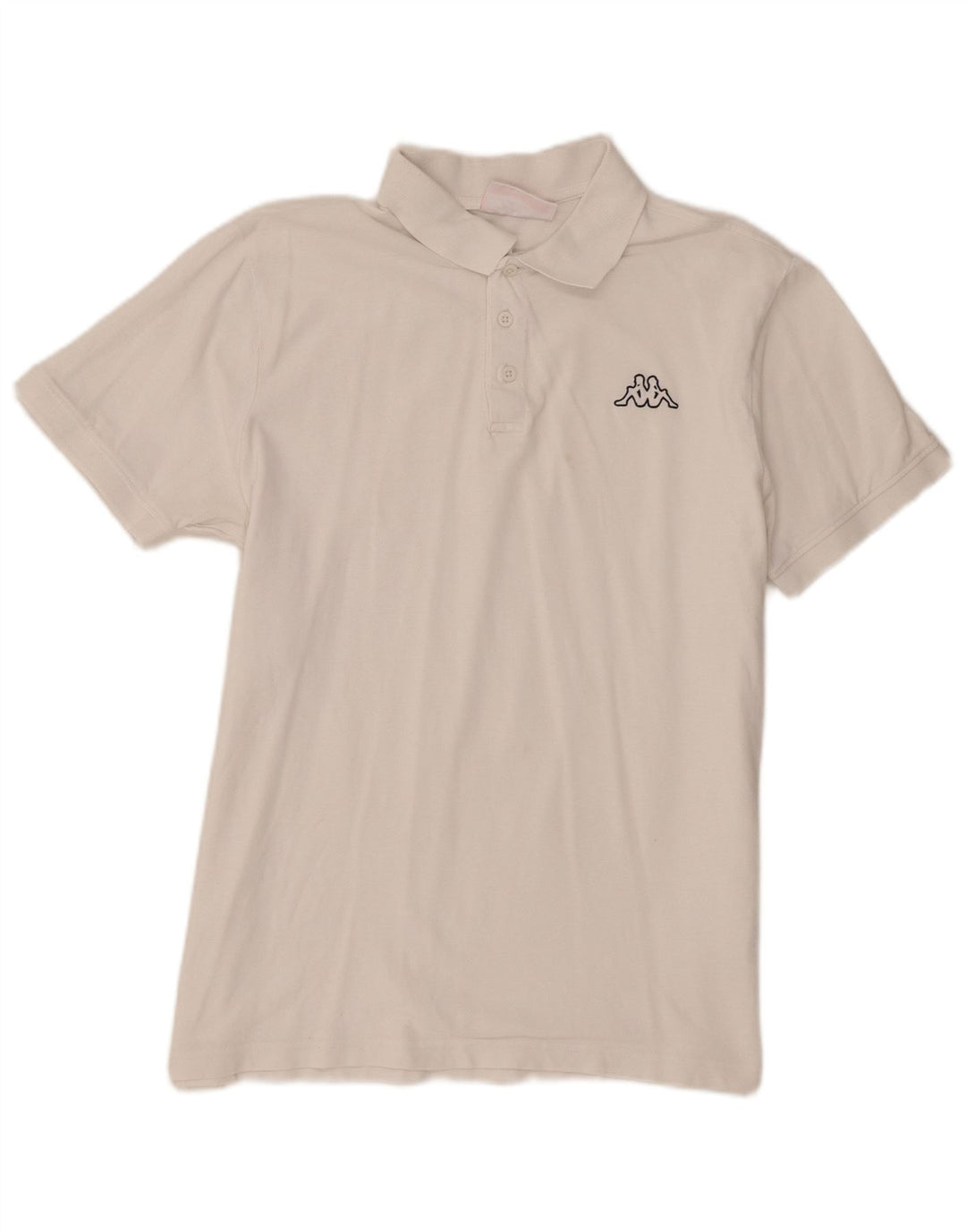 Camisa polo masculina Kappa grande algodão branco