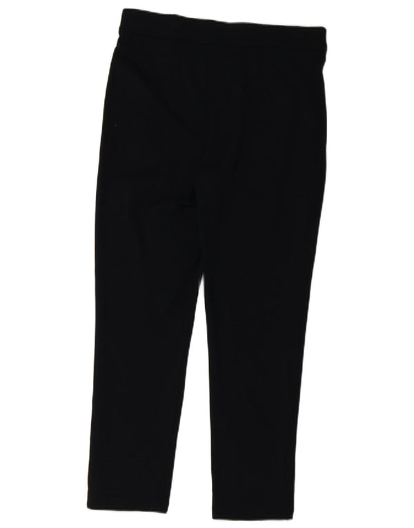 Calça casual justa feminina Marks & Spencer Reino Unido 12 médio W32 L26 preta