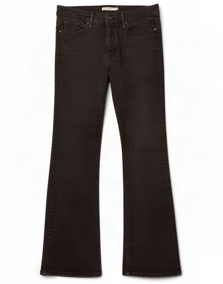 Levi's Womens 315 Bootcut Jeans W30 L32 Algodão Preto