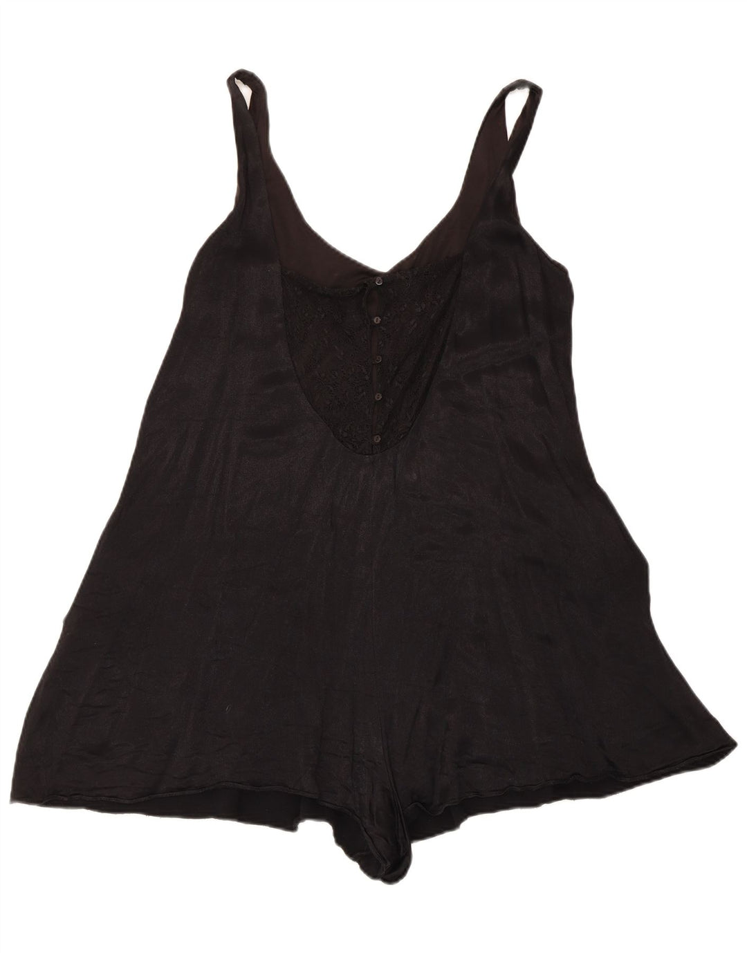 Macacão feminino sem mangas Zara UK 14 grande preto