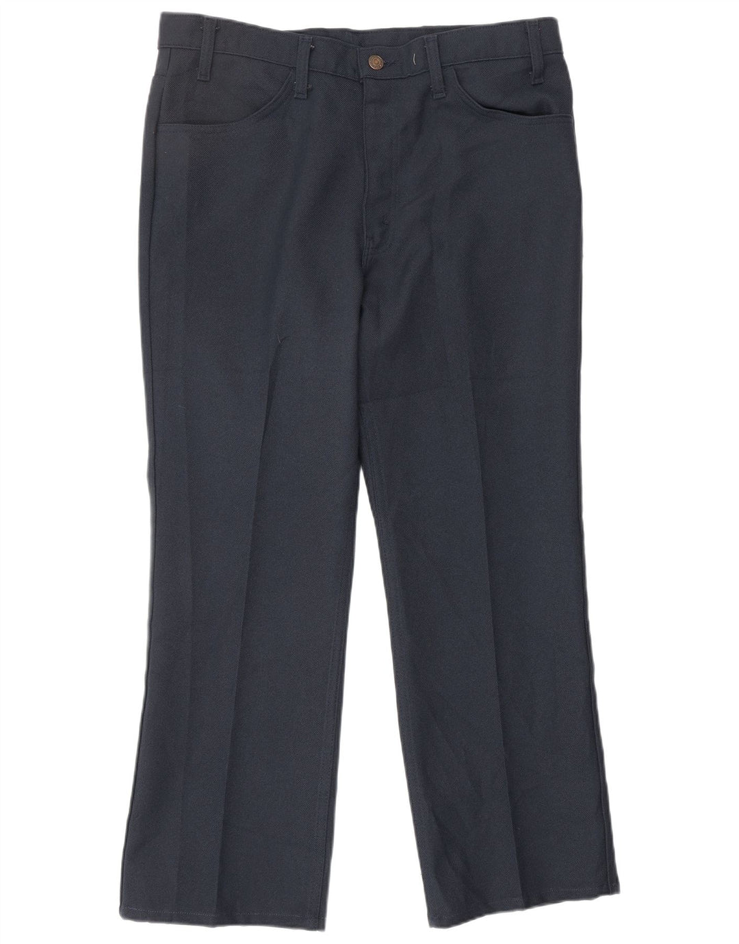Calça casual reta masculina LEVI'S W36 L30 poliéster azul marinho