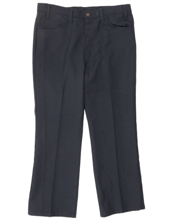 Calça casual reta masculina LEVI'S W36 L30 poliéster azul marinho