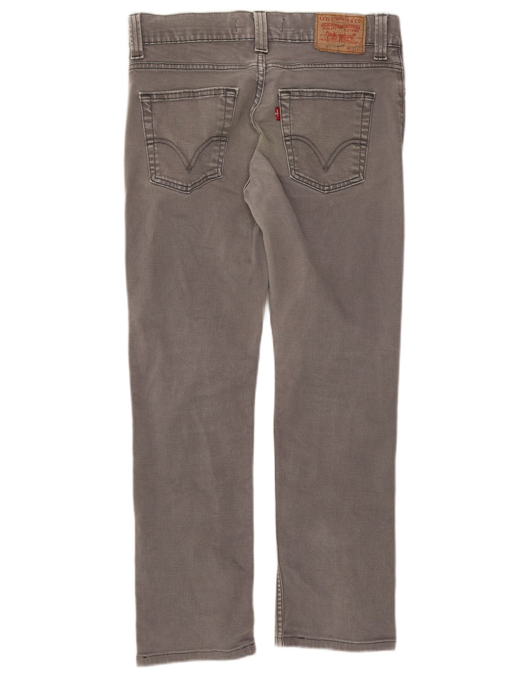 Calça jeans feminina Levi's 511 Slim W32 L28 cinza algodão