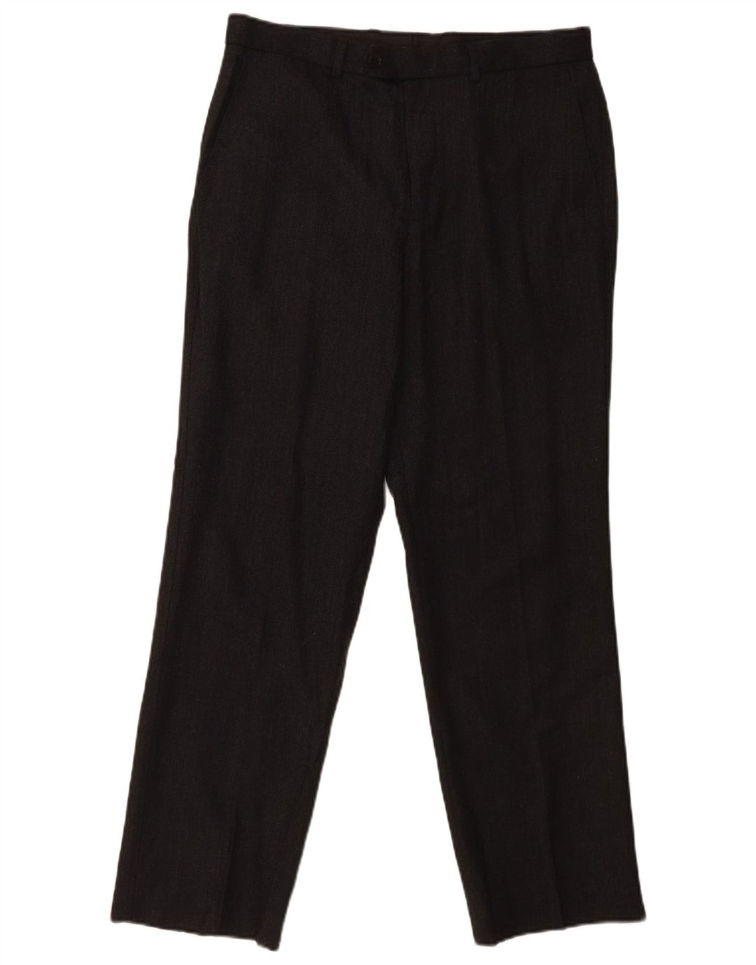 Calça masculina slim da MARKS & SPENCER W34 L31 lã cinza