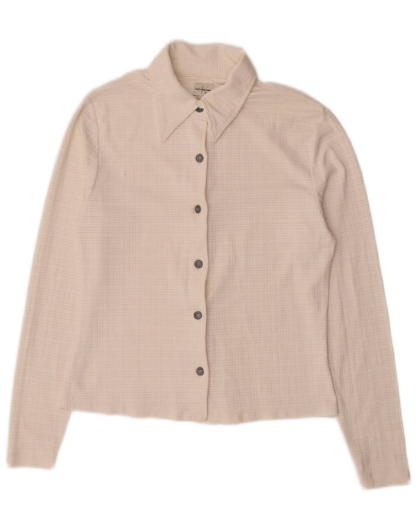 Camisa CALVIN KLEIN JEANS Meninas 11-12 Anos XL Off White