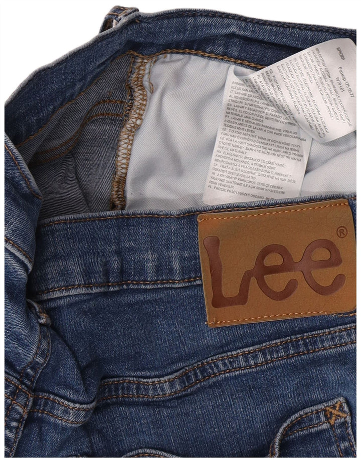 Lee Womens Luke Slim Jeans W31 L32 Azul Algodão