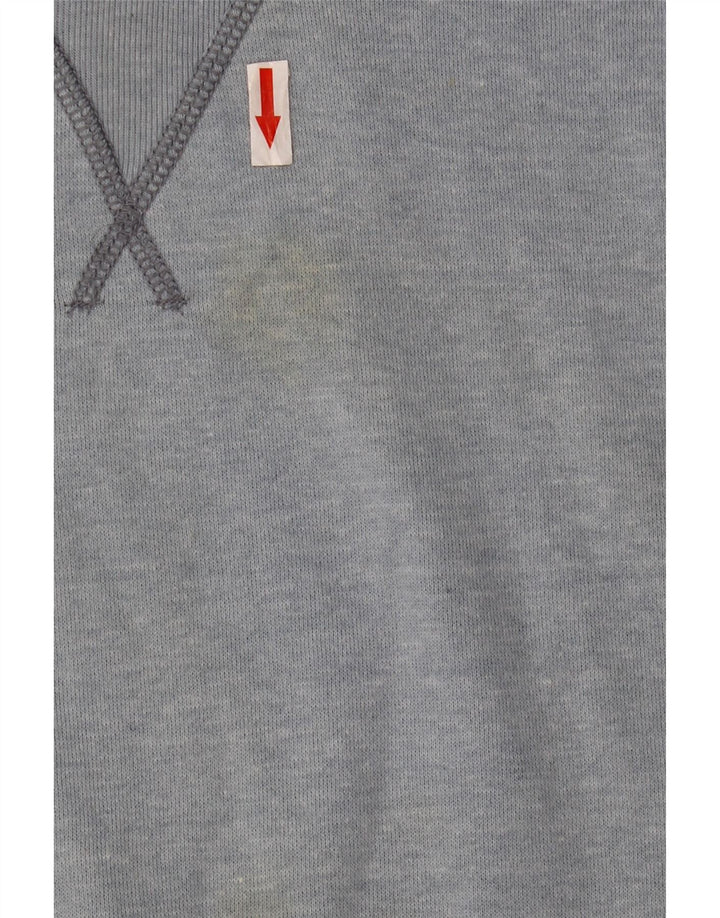 Gap moletom com capuz masculino grande algodão azul