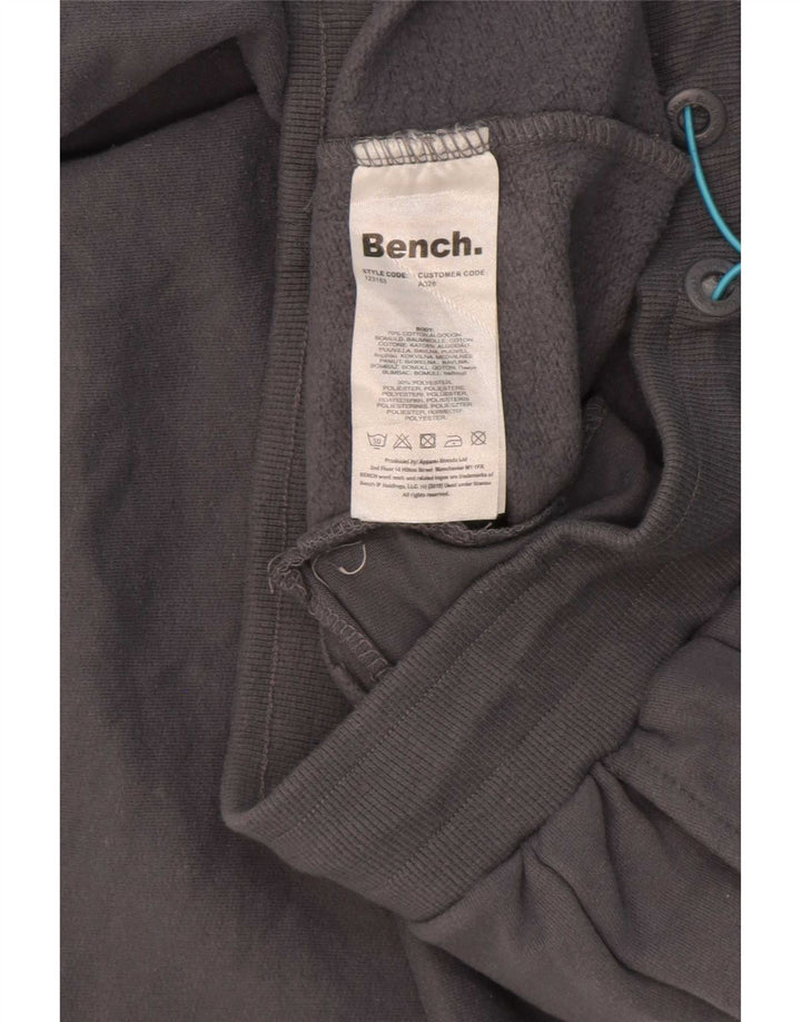 Bench Mens Graphic Sport Shorts Grande Algodão Cinza