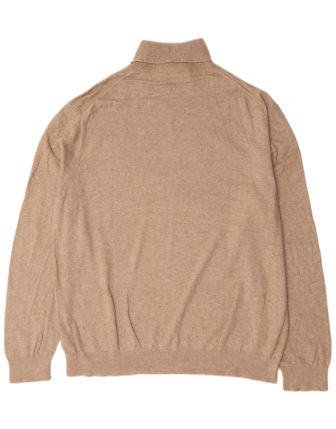 Suéter masculino Marks & Spencer com gola redonda XL viscose bege