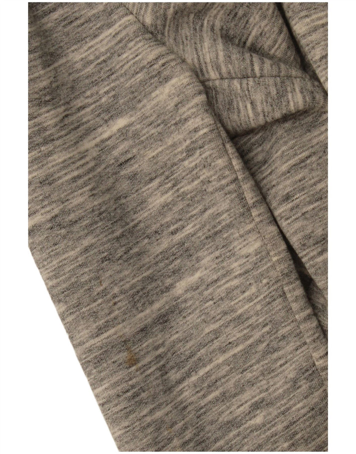 Jaqueta blazer feminina Superdry com 1 botão Reino Unido 14 algodão manchado cinza médio