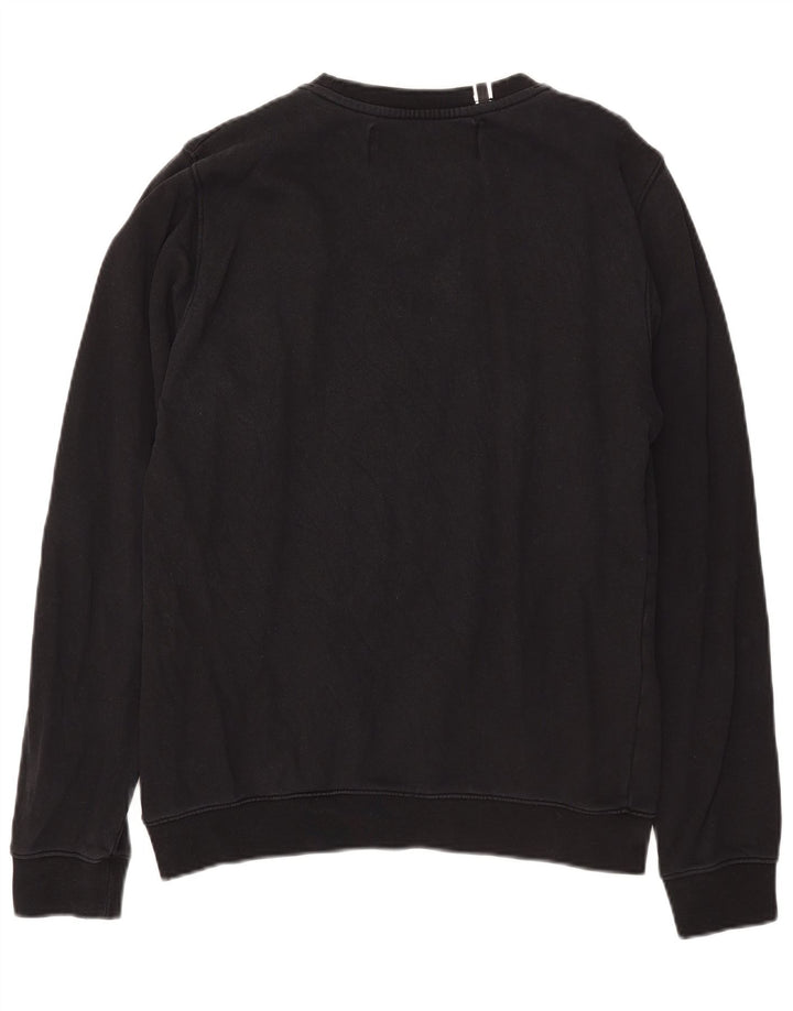 Replay moletom feminino jumper UK 16 grande algodão preto