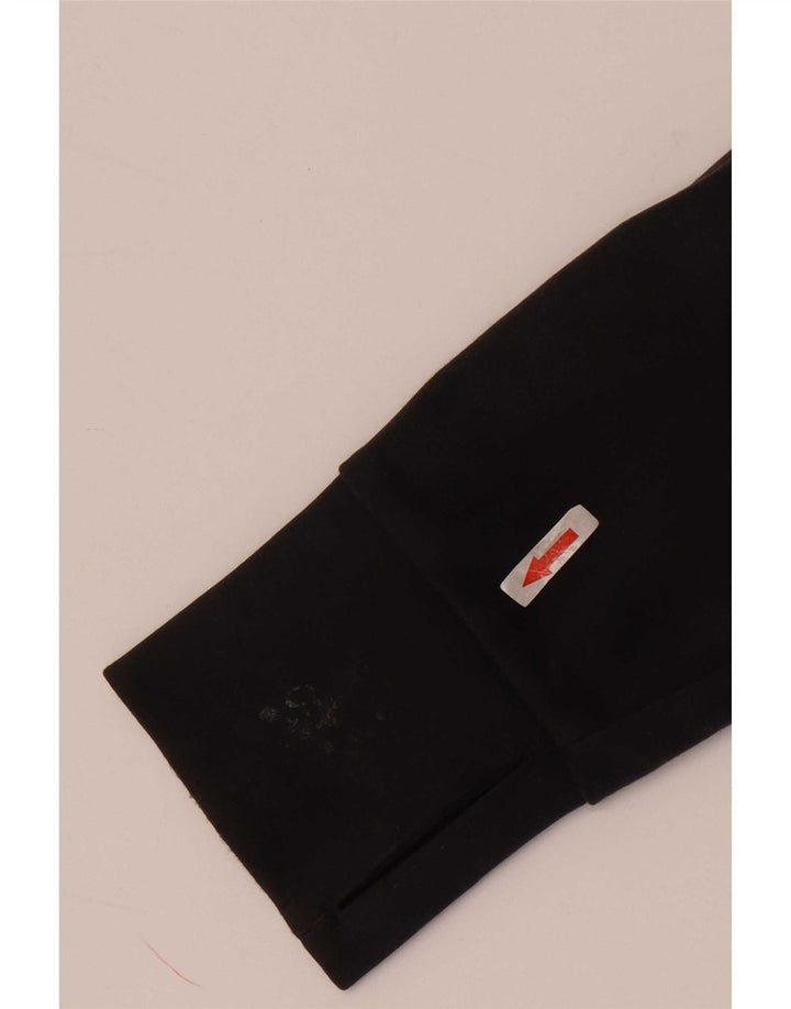 Adidas masculino zip moletom com capuz médio algodão preto
