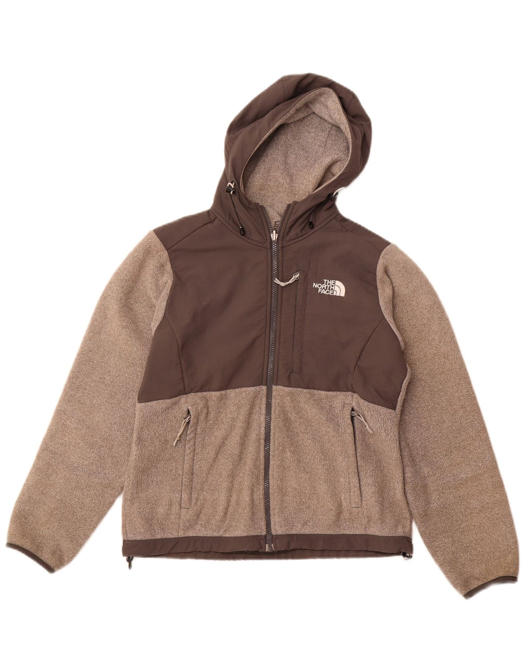 Jaqueta de lã oversized feminina THE NORTH FACE UK 6 XS cinza colorblock