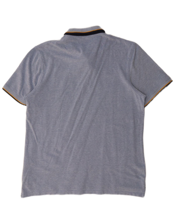 Camisa polo masculina Jack & Jones 2XL algodão azul