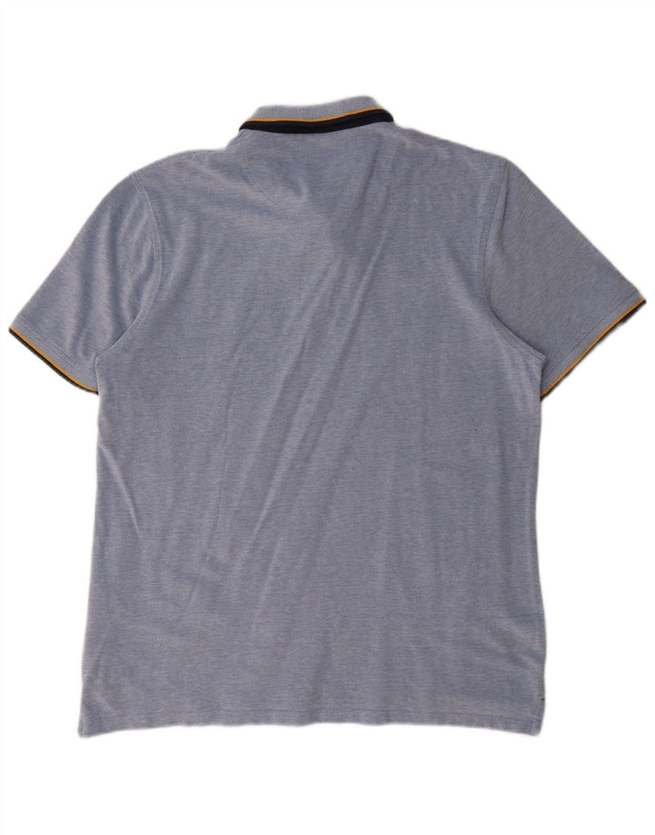 Camisa polo masculina Jack & Jones 2XL algodão azul