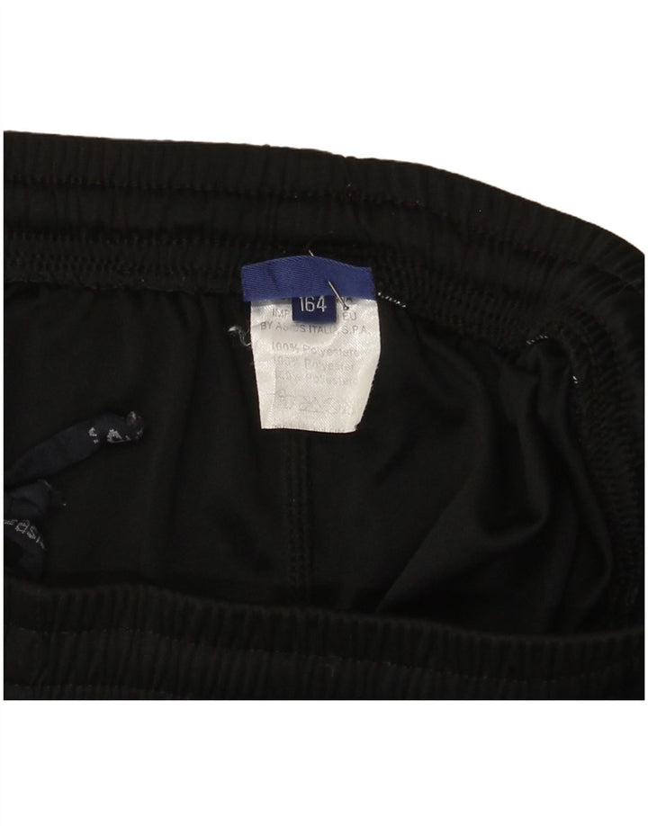 Shorts esportivos masculinos Asics 13-14 anos preto poliéster