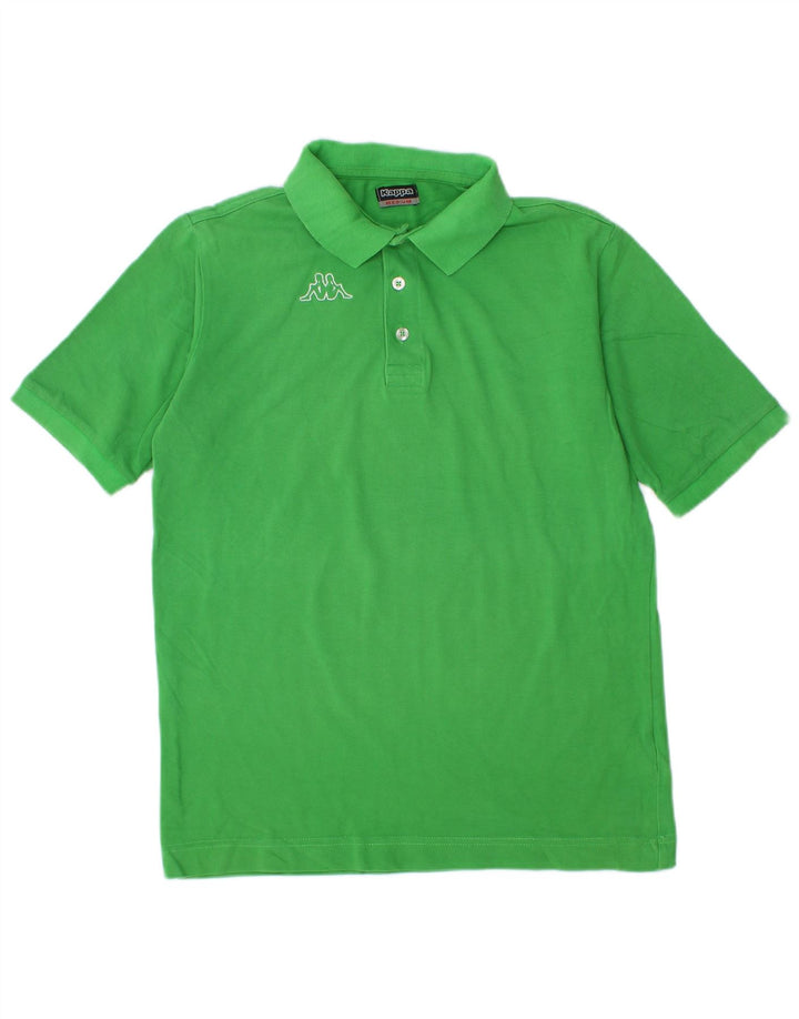 Camisa polo masculina KAPPA algodão verde médio