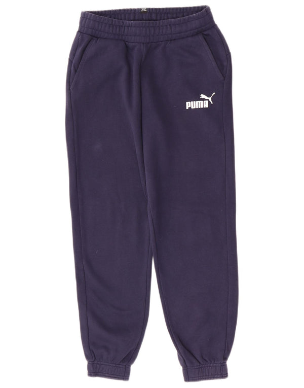 Calça de treino Puma Boys Joggers 13-14 anos azul marinho algodão