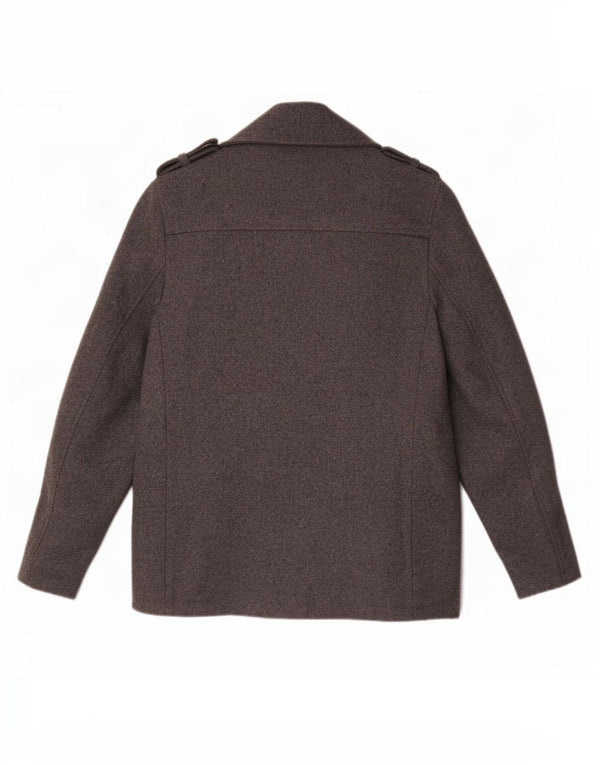 Casaco masculino John Rocha Pea UK 38 lã cinza médio