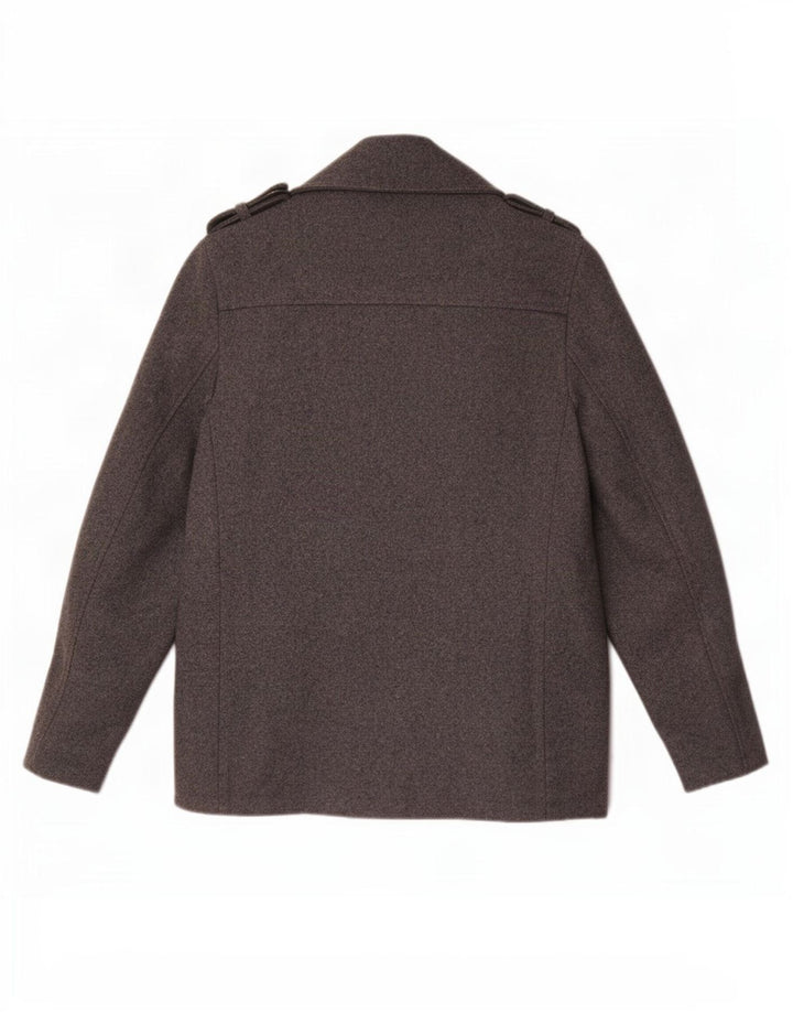 Casaco masculino John Rocha Pea UK 38 lã cinza médio
