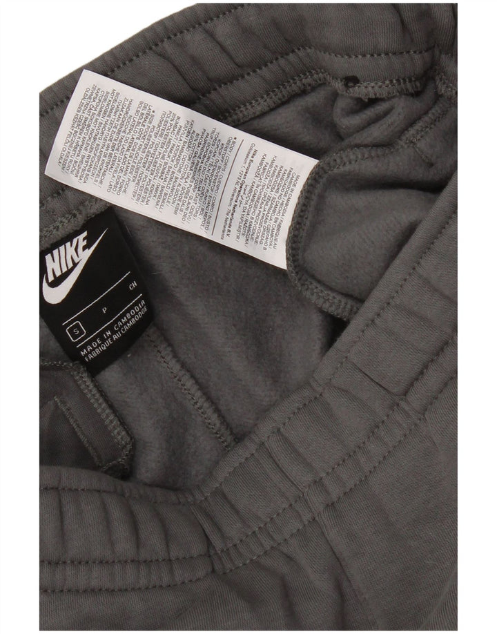 Calça de treino masculina NIKE Joggers pequeno cinza algodão