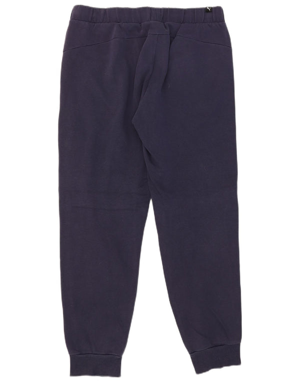 Calça esportiva masculina Puma Graphic Joggers grande algodão azul marinho