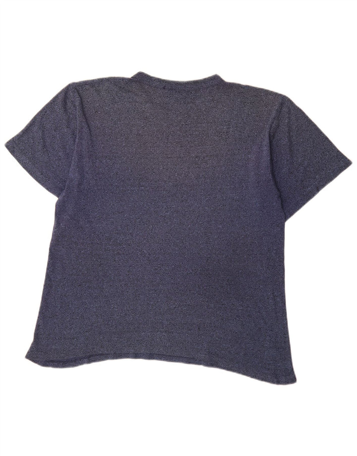 Camiseta masculina Champion Graphic Top Médio Algodão Azul Marinho