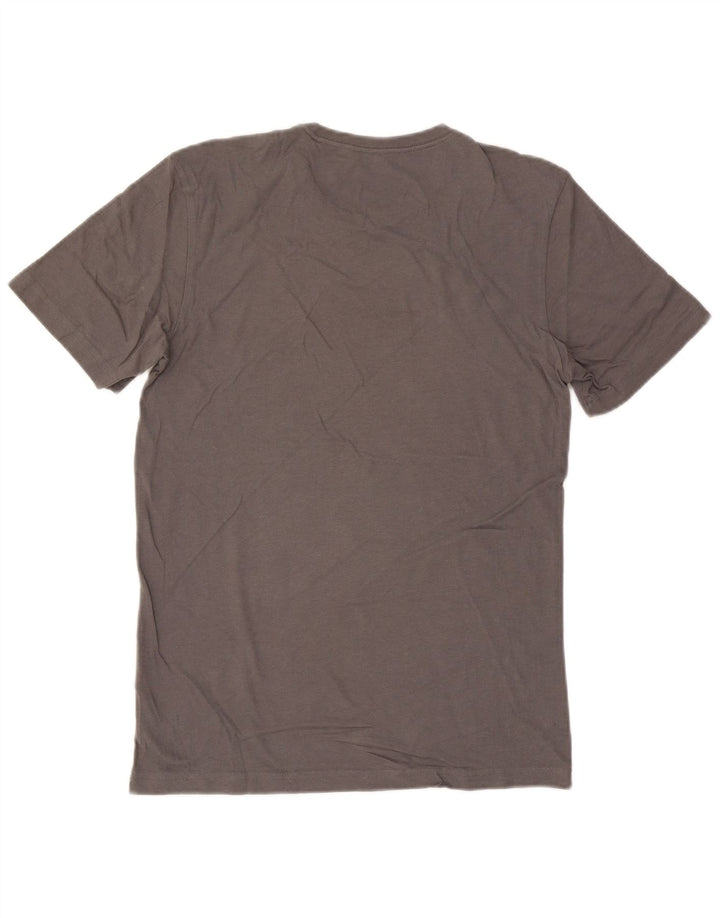 Camiseta Adidas Masculina Graphic Top Pequeno Algodão Cinza