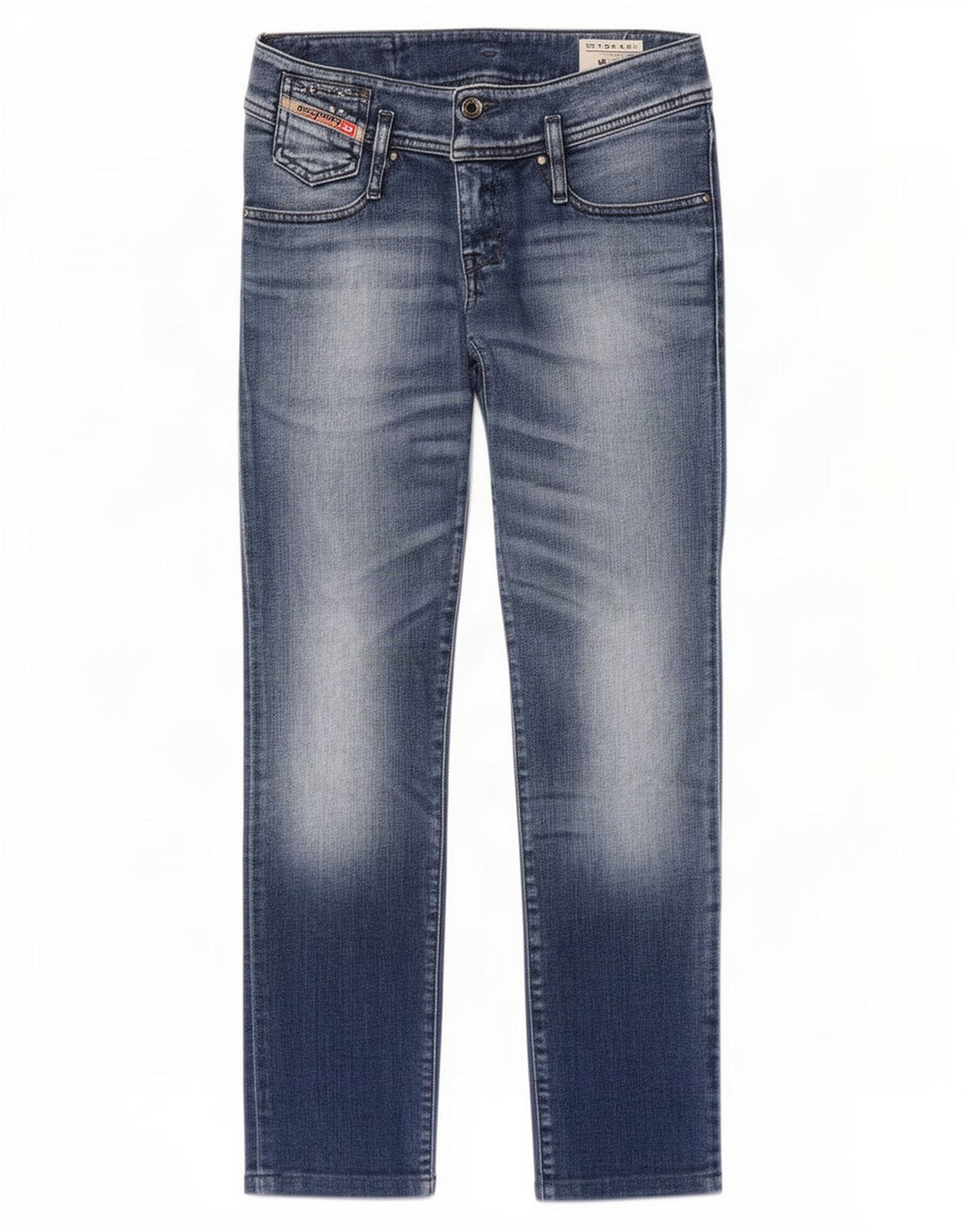 Diesel Feminino Matic Slim Jeans W26 L28 Azul Algodão