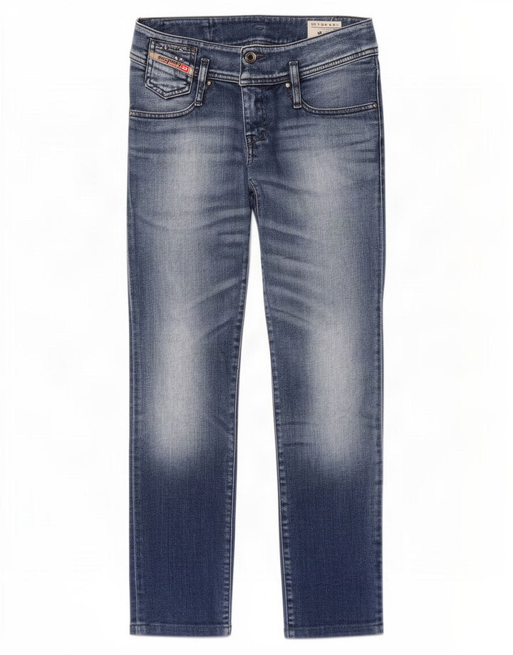 Diesel Feminino Matic Slim Jeans W26 L28 Azul Algodão