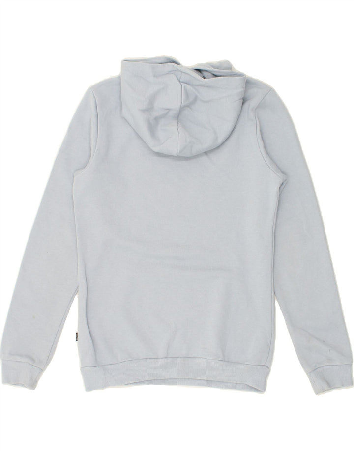 PUMA Boys Graphic Hoodie Jumper 13-14 Years Blue Cotton Vintage Puma and Second-Hand Puma from Messina Hembry 