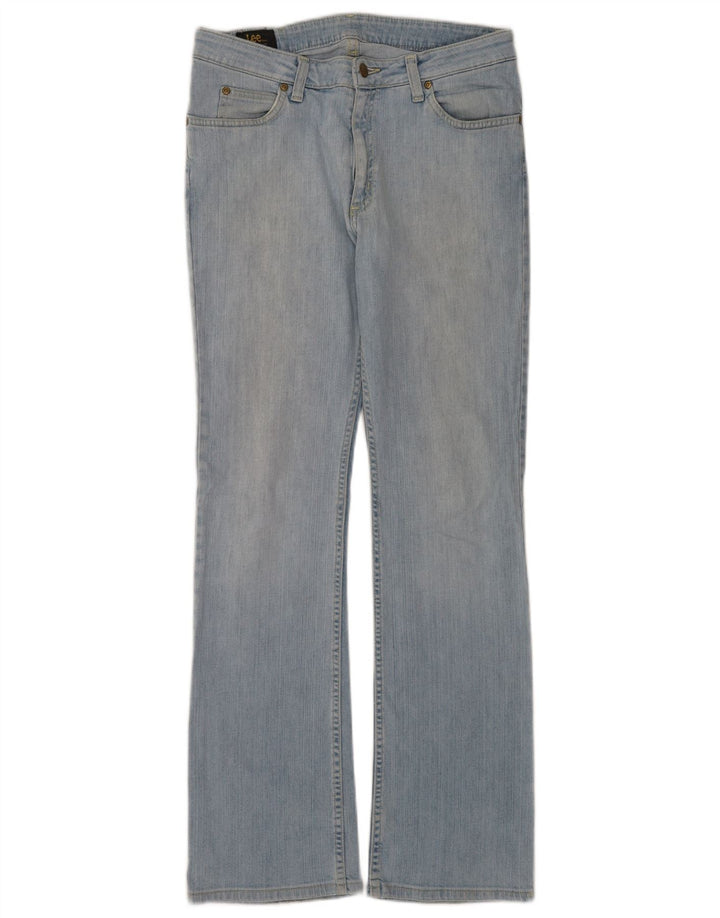 Lee Womens Cameron Straight Jeans W32 L33 Azul Algodão
