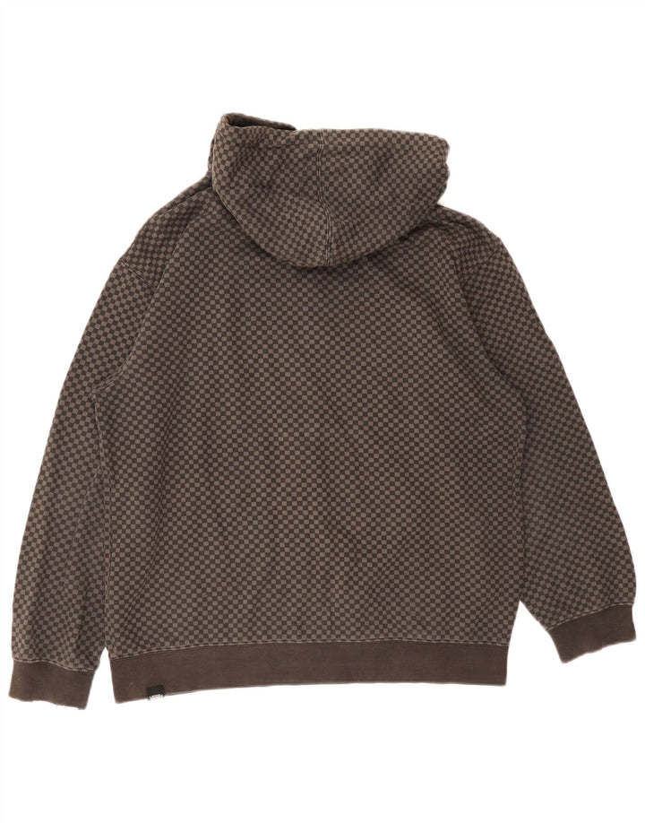 Suéter masculino Vans Graphic Zip com capuz XL cinza geométrico