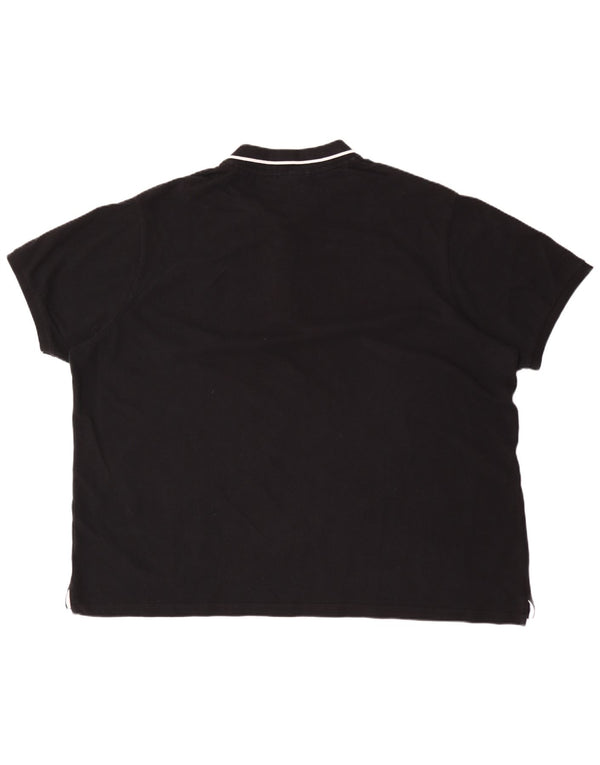 Camisa polo masculina Ellesse 3XL algodão preto
