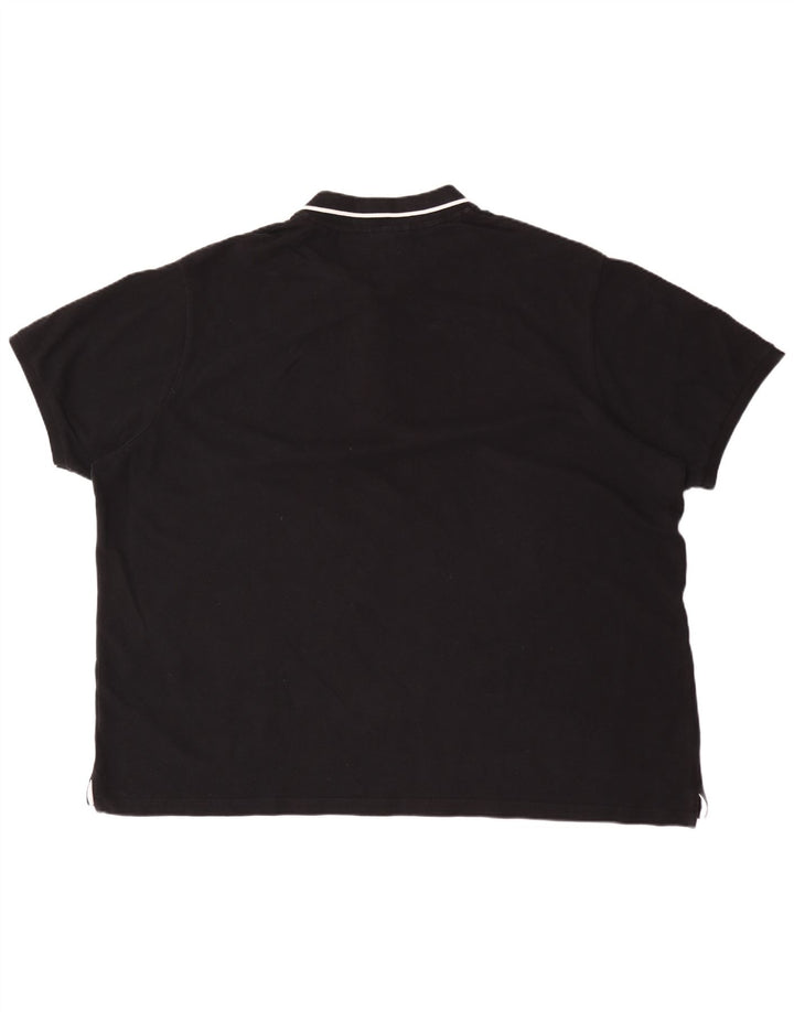 Camisa polo masculina Ellesse 3XL algodão preto