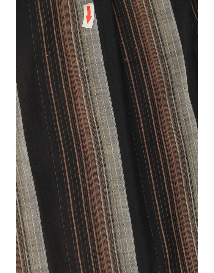 Roccobarocco Mens Shirt Size 40 15 3/4 Medium Multicoloured Striped