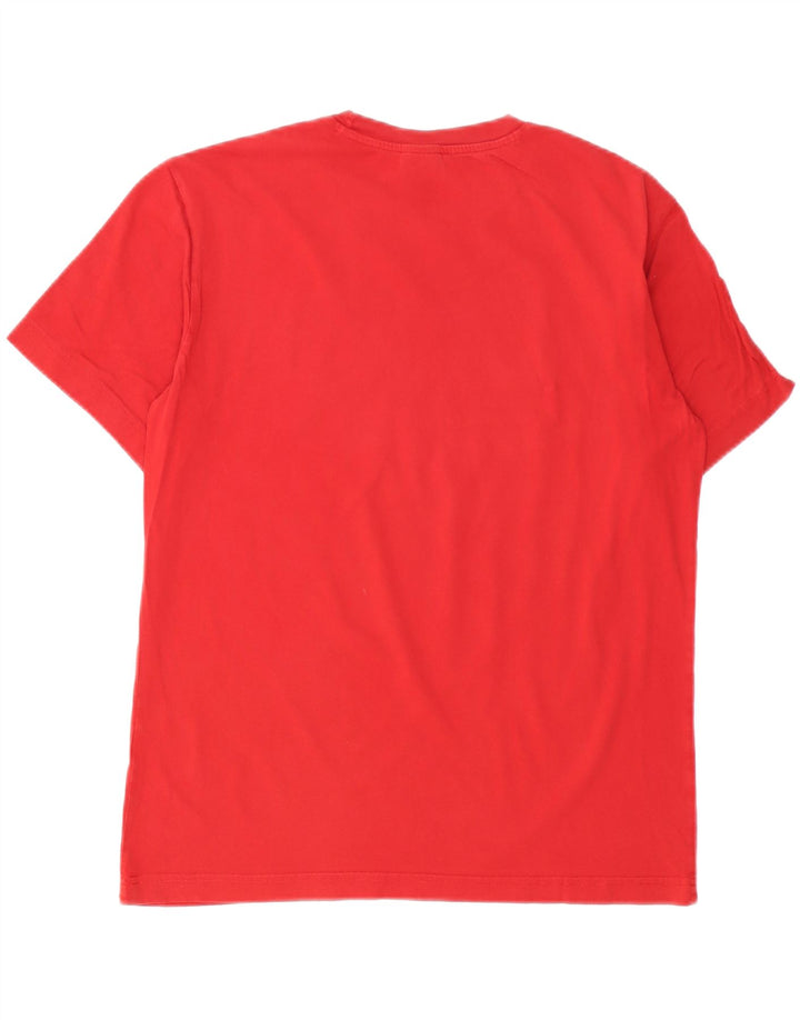 Camiseta gráfica masculina Champion Top Médio Vermelho