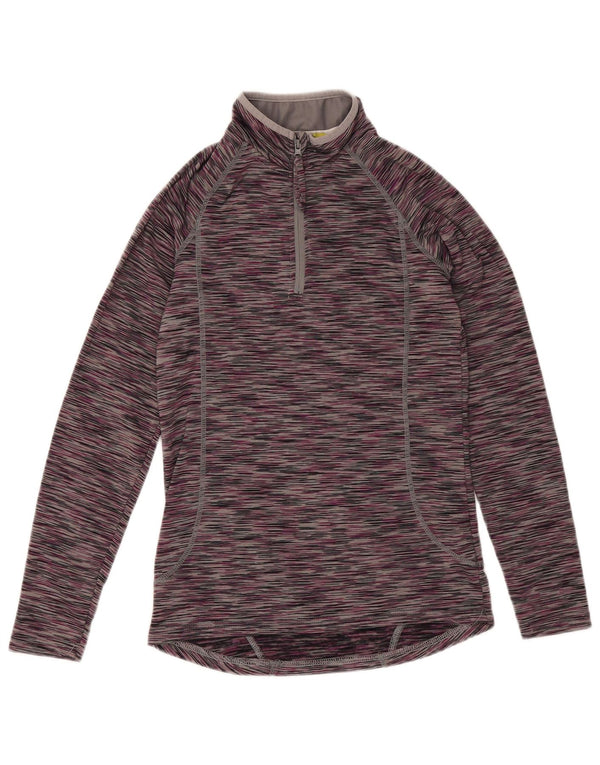Top de agasalho feminino Mountain Warehouse com pulôver UK 8 pequeno multicolorido