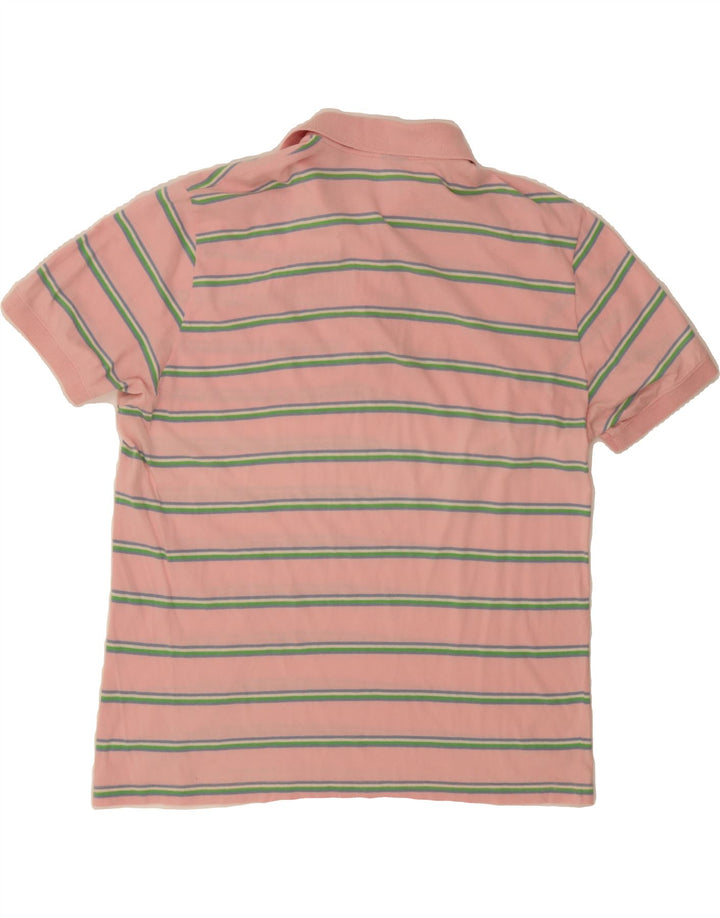 LEE Mens Polo Shirt 2XL Pink Striped Vintage Lee and Second-Hand Lee from Messina Hembry 