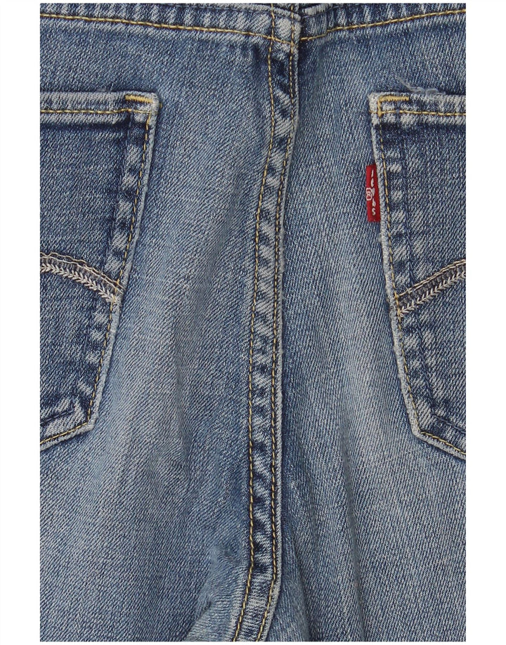 Jeans feminino Levi's cintura média slim US 8 médio W28 L28 algodão azul