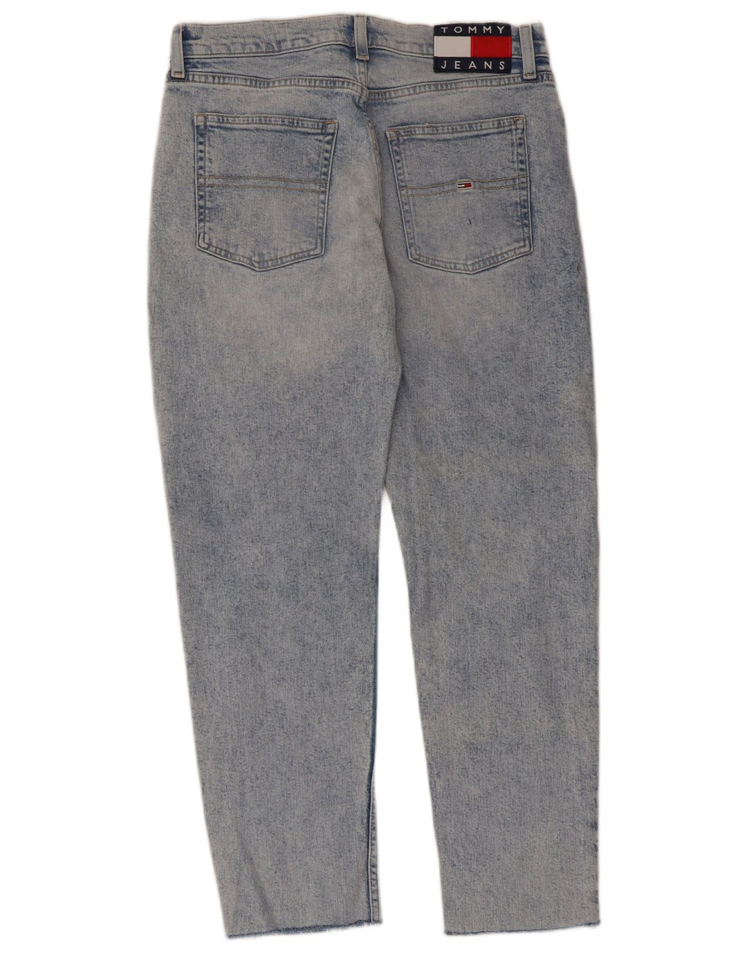 Jeans retos femininos TOMMY HILFIGER W28 L26 algodão azul