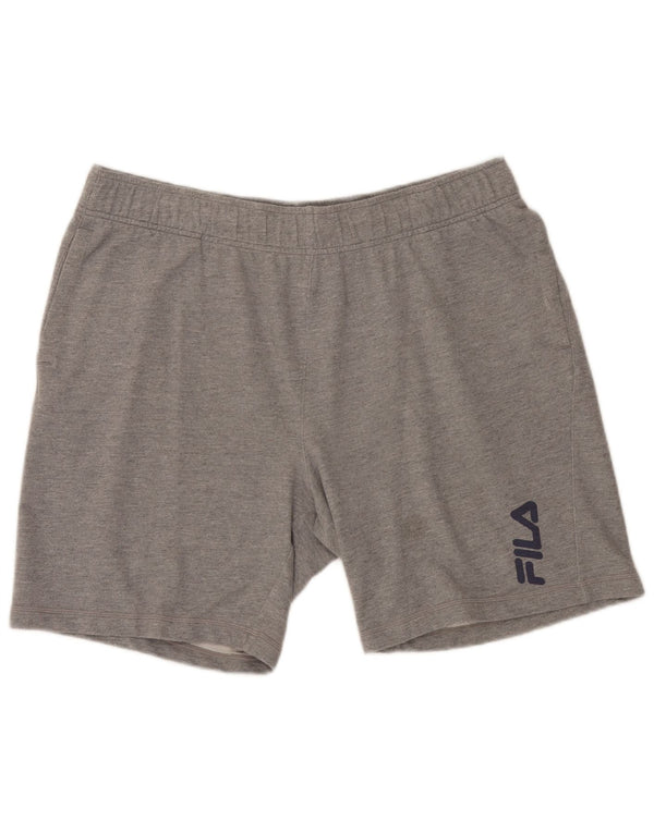 Fila Mens Sport Shorts XL Cinza Flecked